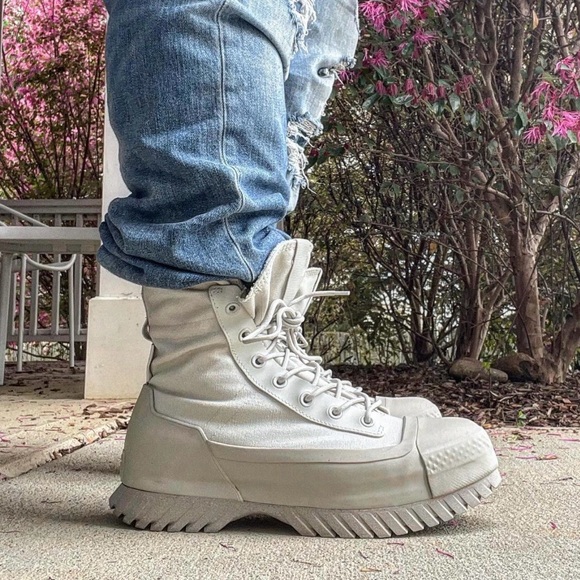 CONVERSE BOOTS CHUCK TAYLOR ALL STAR LUGGED 2.0 CC X-HI KHAKI / BONE MEN’S 12 - Picture 12 of 12